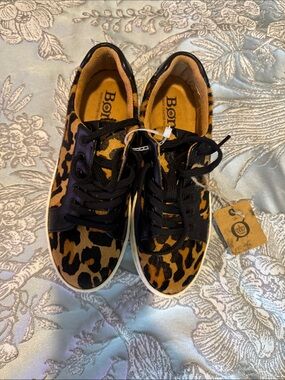 Born Leopard-Print Sneakers with Black Accents